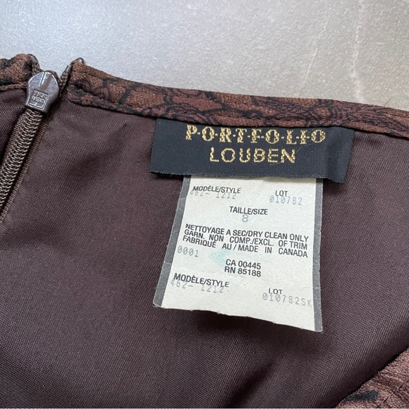 Vintage Leopard Cheetah Print Top and Skirt Set - Picture 8 of 9